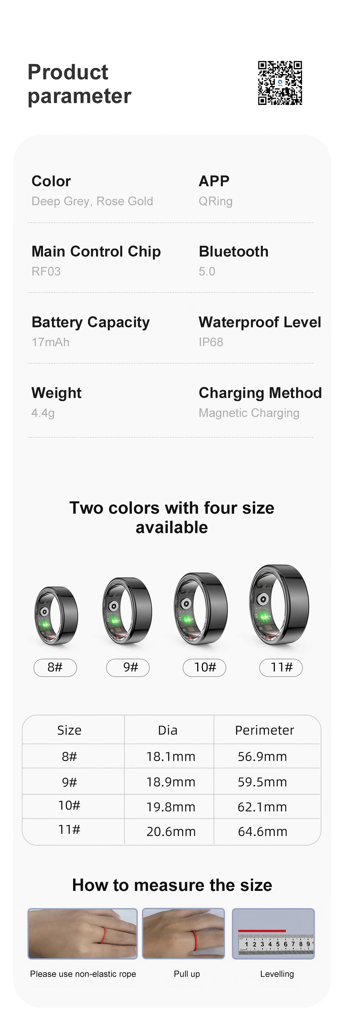 Smart Ring — Advanced Fitness &amp; Health Monitoring