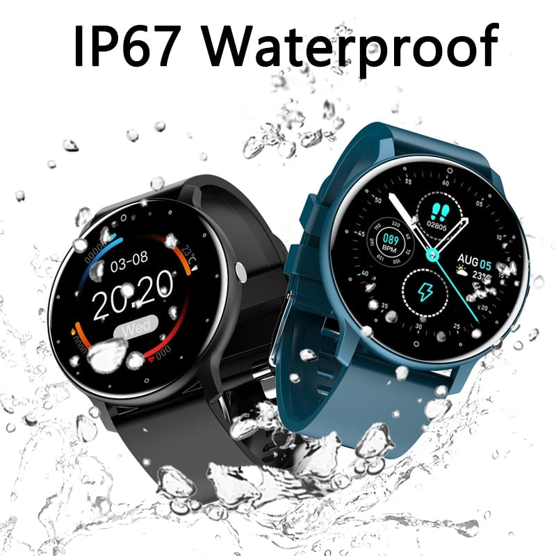 Smart Watch Full Touch Screen Sport Fitness Watch Waterproof Bluetooth