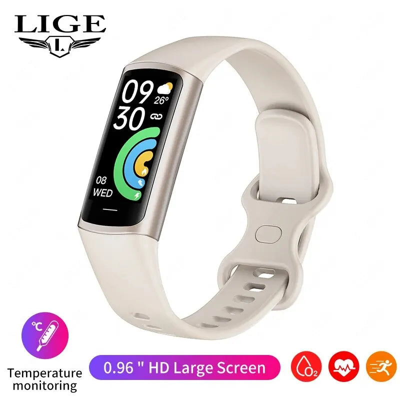 LIGE Fashion Smartwatch – Health Monitoring & Sports Tracking for Men & Ladies