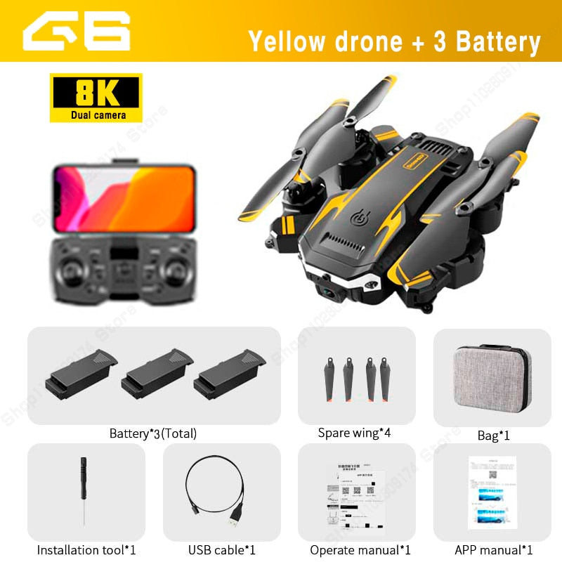 Drone 5G GPS Drone 8k Professional HD Camera Obstacle Avoidance Aerial Photography Foldable Quadcopter 5000M