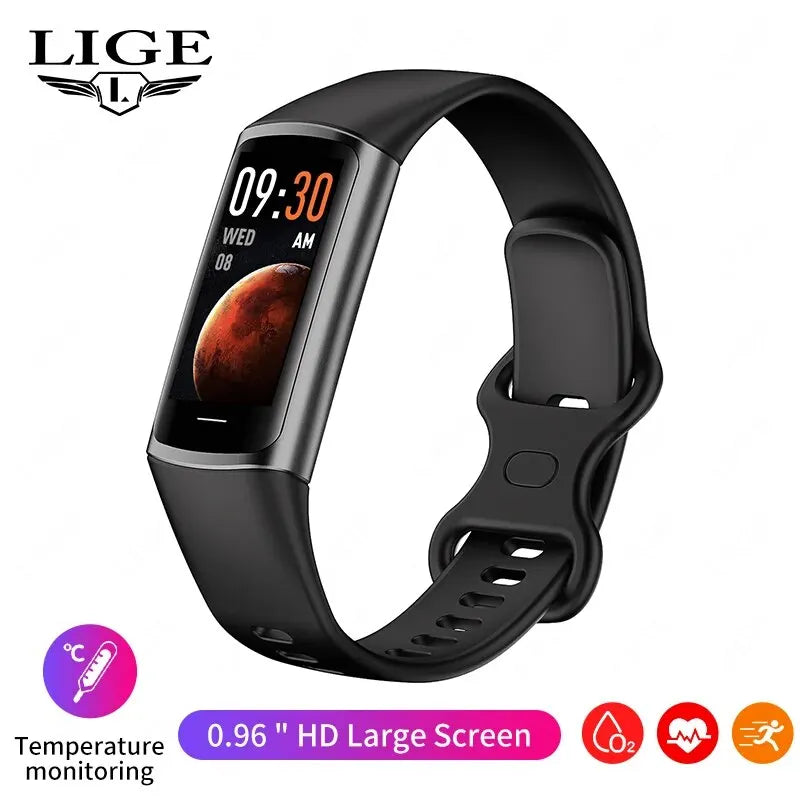 LIGE Fashion Smartwatch – Health Monitoring & Sports Tracking for Men & Ladies