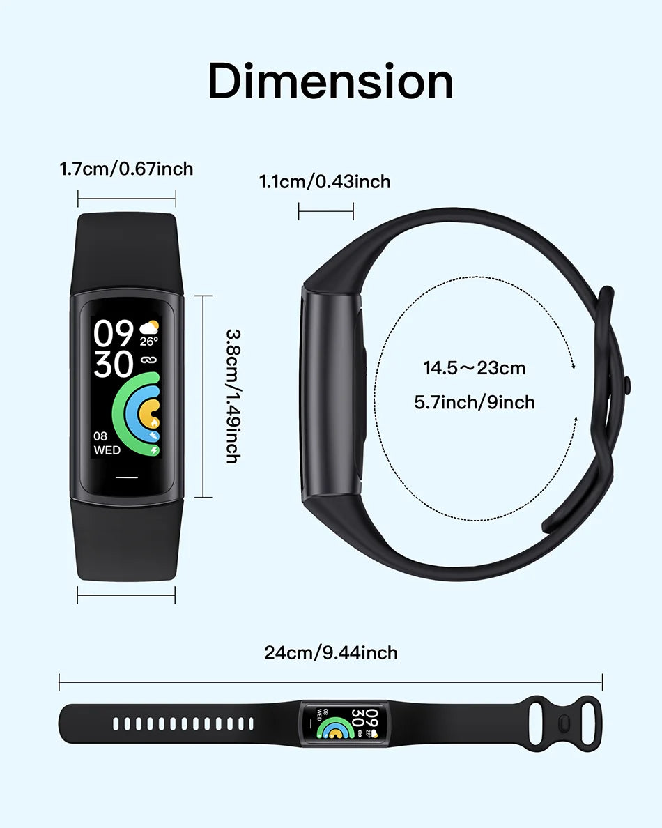 LIGE Fashion Smartwatch – Health Monitoring & Sports Tracking for Men & Ladies