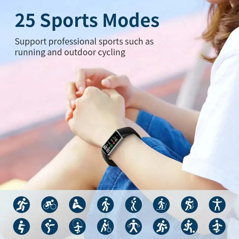 LIGE Fashion Smartwatch – Health Monitoring & Sports Tracking for Men & Ladies