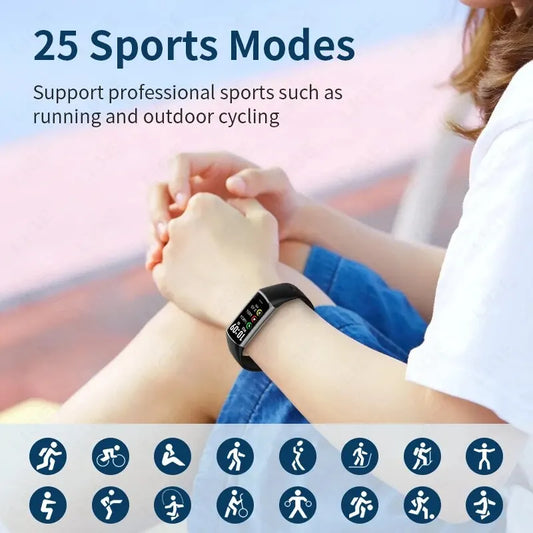 LIGE Fashion Smartwatch – Health Monitoring & Sports Tracking for Men & Ladies