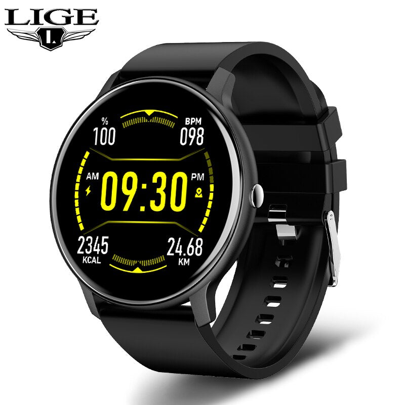 Smart Watch Full Touch Screen Sport Fitness Watch Waterproof Bluetooth