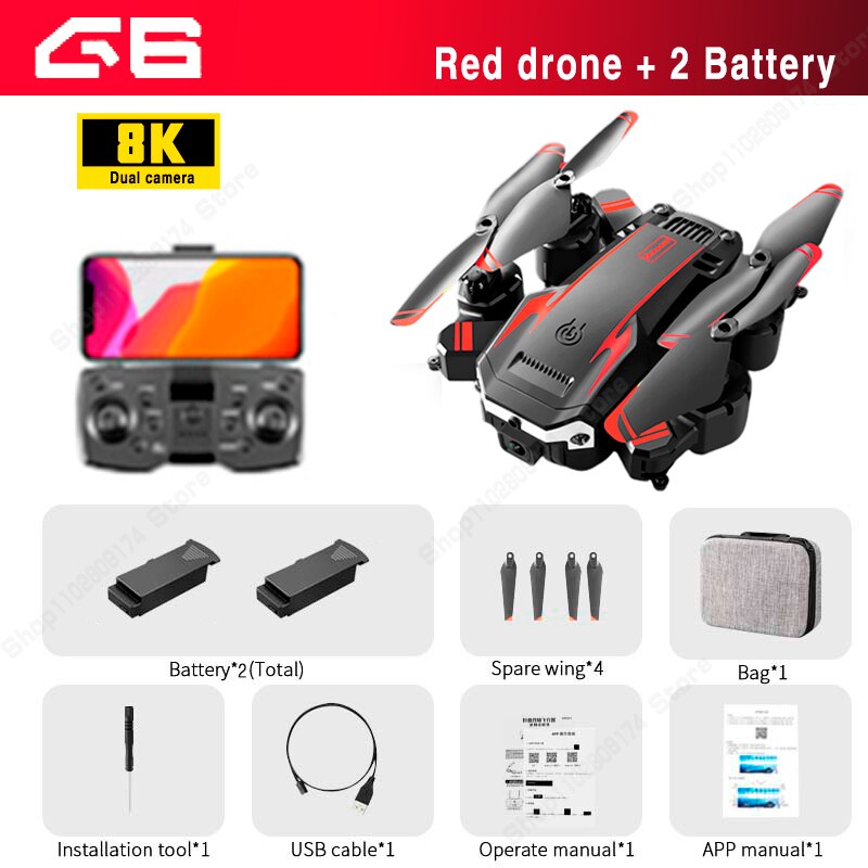 Drone 5G GPS Drone 8k Professional HD Camera Obstacle Avoidance Aerial Photography Foldable Quadcopter 5000M