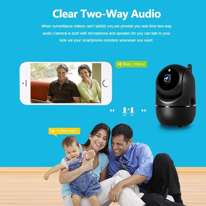 Baby Monitor Night Vision Security Home Surveillance Camera