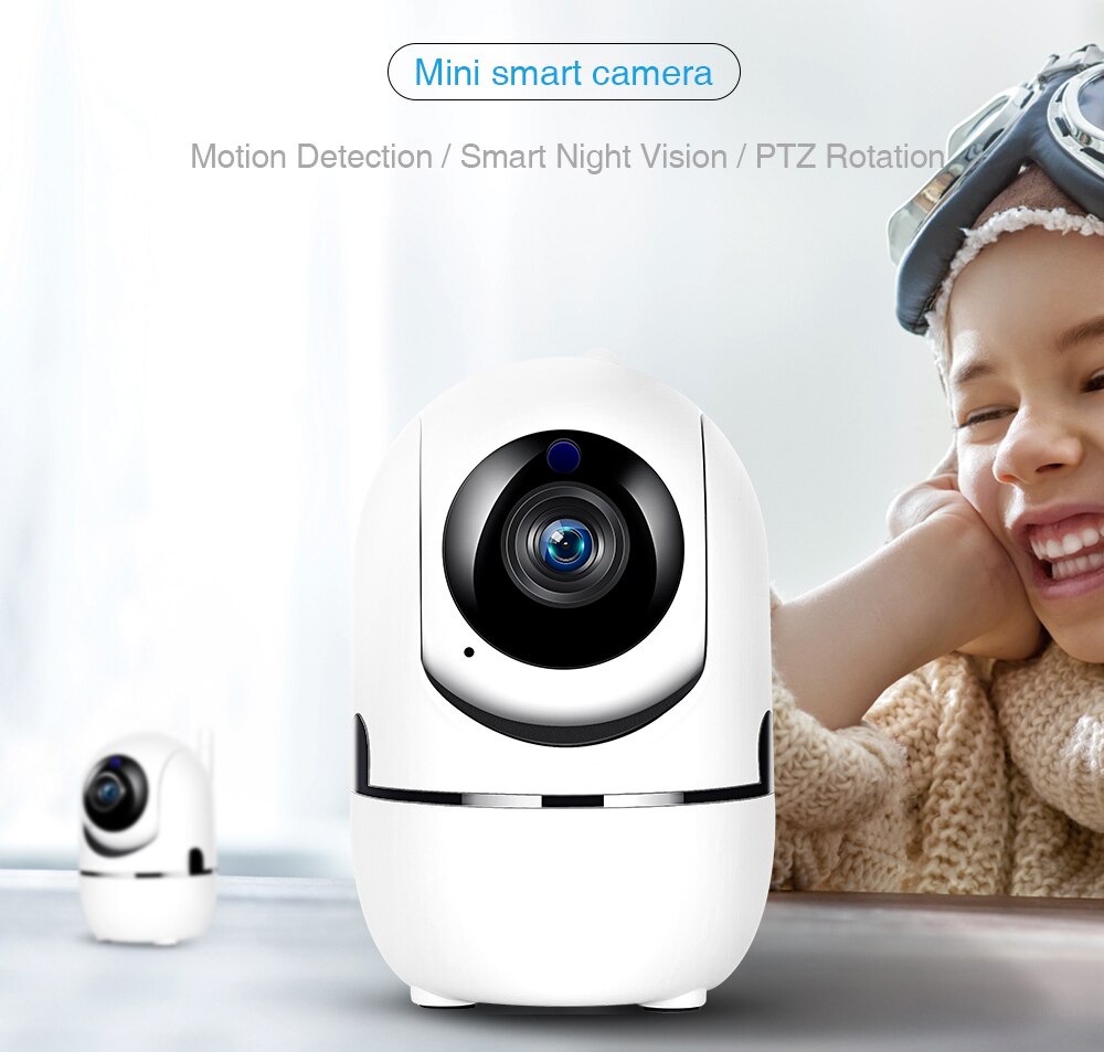 Smart Home Security camera Auto Tracking Surveillance Night Vision