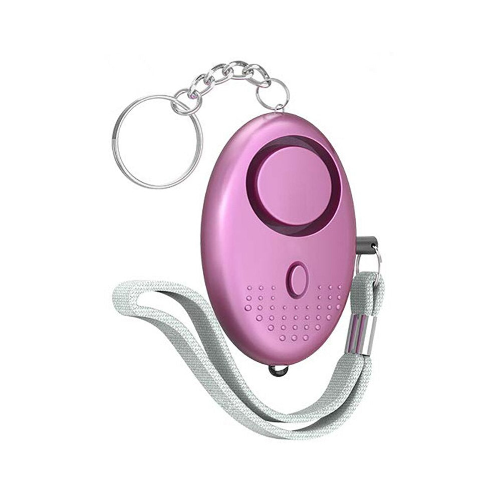 Self Defense Alarm Women120dB Egg Shape Girl Security Protect Alert Personal Safety Scream Loud Keychain Emergency Alarm