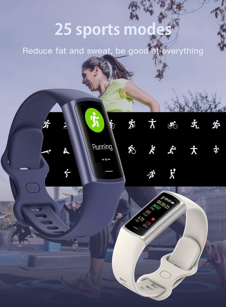 LIGE Fashion Smartwatch – Health Monitoring & Sports Tracking for Men & Ladies