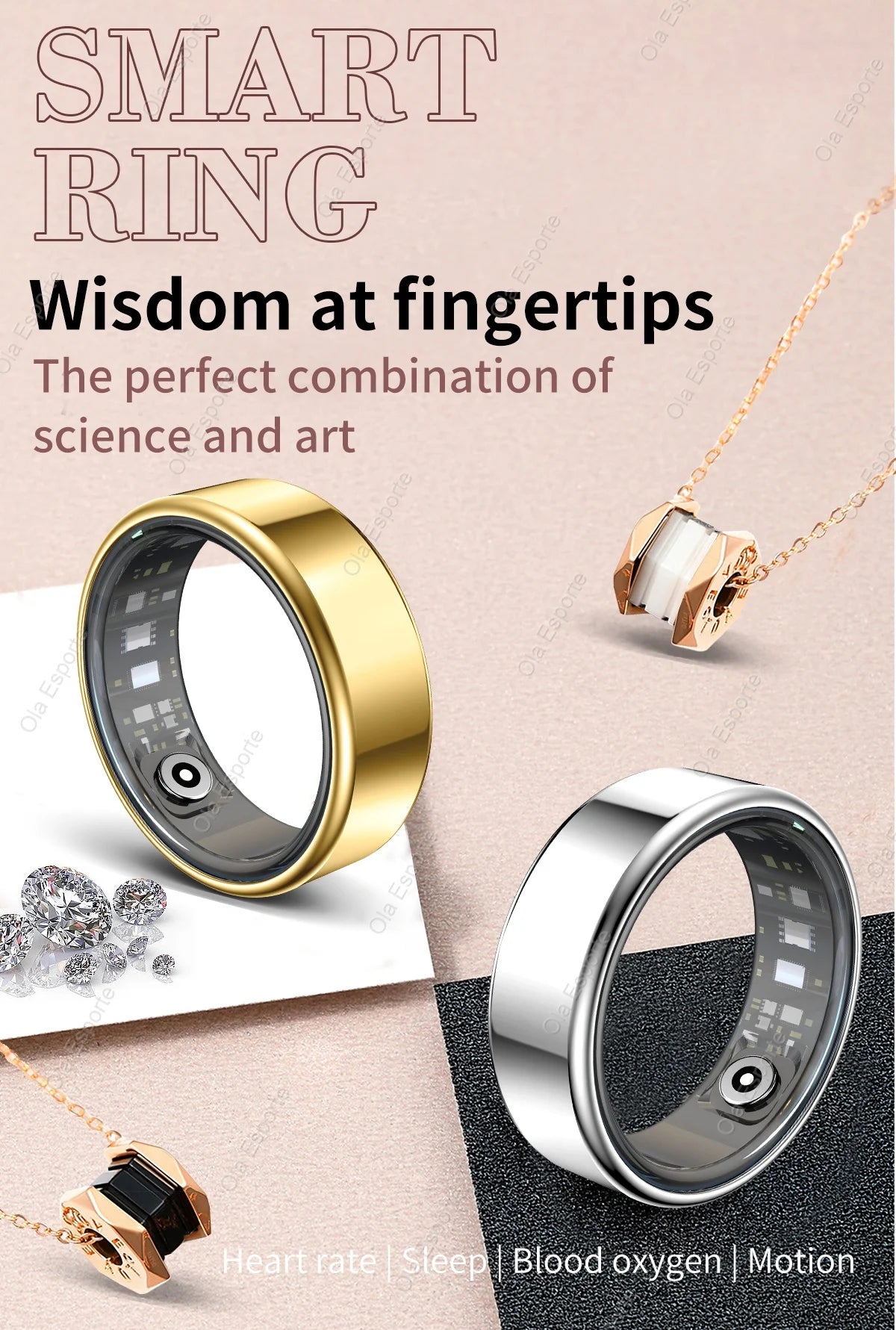 Ola Esporte Smart Ring: Advanced Health Monitoring in Minimalist Design