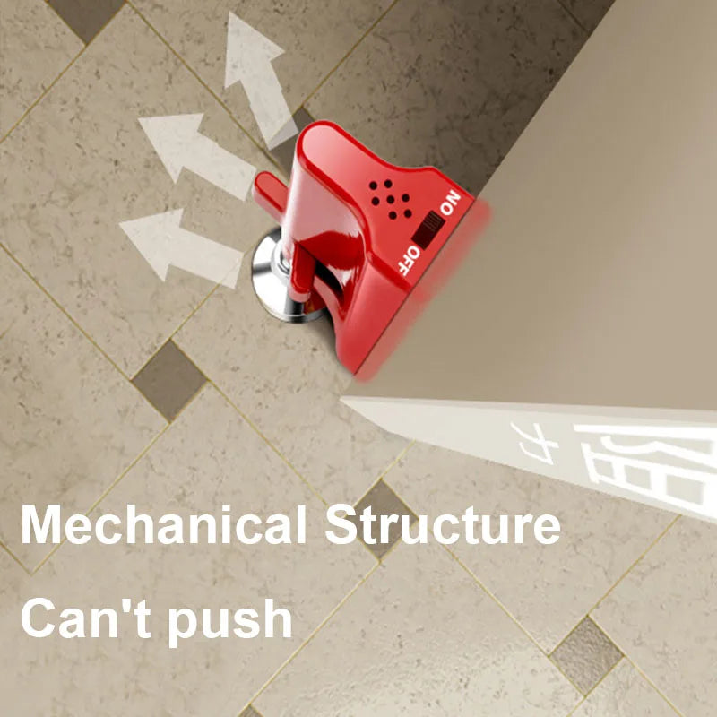 Red Door Stop Alarm Security Door Stopper