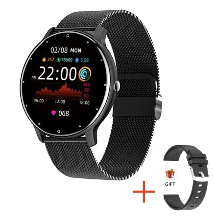 Smart Watch Full Touch Screen Sport Fitness Watch Waterproof Bluetooth