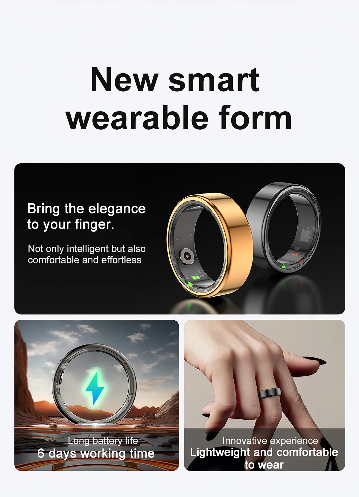 Smart Ring — Advanced Fitness &amp; Health Monitoring