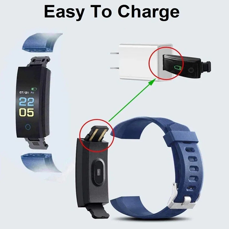 Intelligent Sports Bracelet Smartwatch for iOS Android Sport Fitness Tracker Kids Touch Wristband Watch