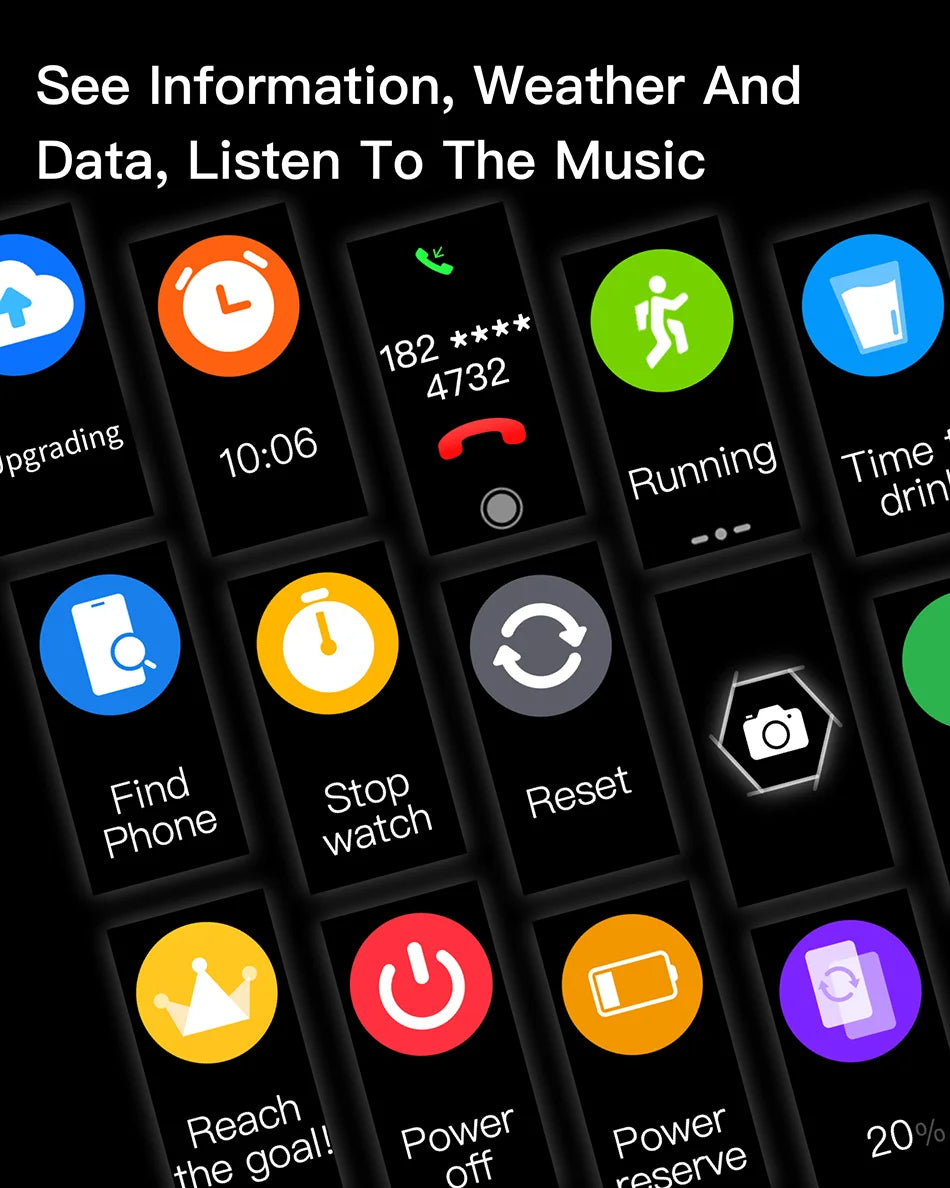 LIGE Fashion Smartwatch – Health Monitoring & Sports Tracking for Men & Ladies