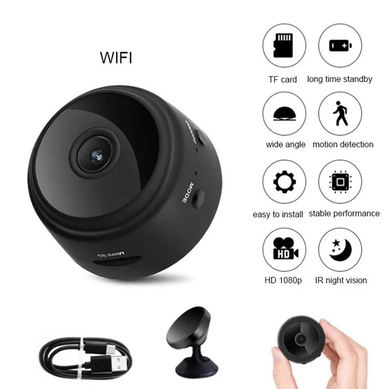 Mini Camera WiFi Camera 1080p HD Night Version; Micro Voice Recorder; Wireless Mini Camcorders; Video Surveillance; IP Camera