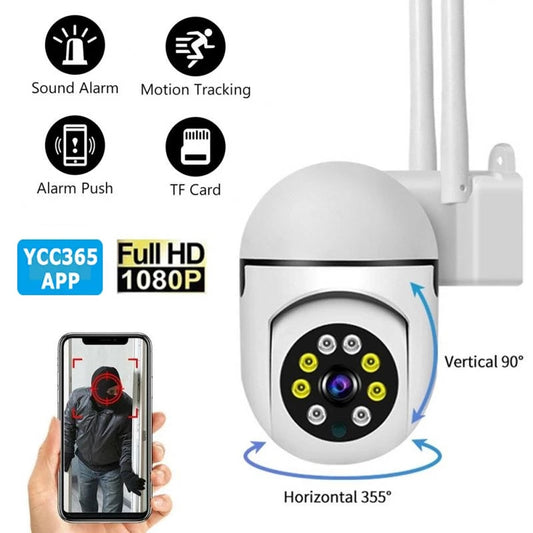 Wifi Camera Outdoor 4X Digital Zoom AI Human Detect Wireless Camera Security Surveillance